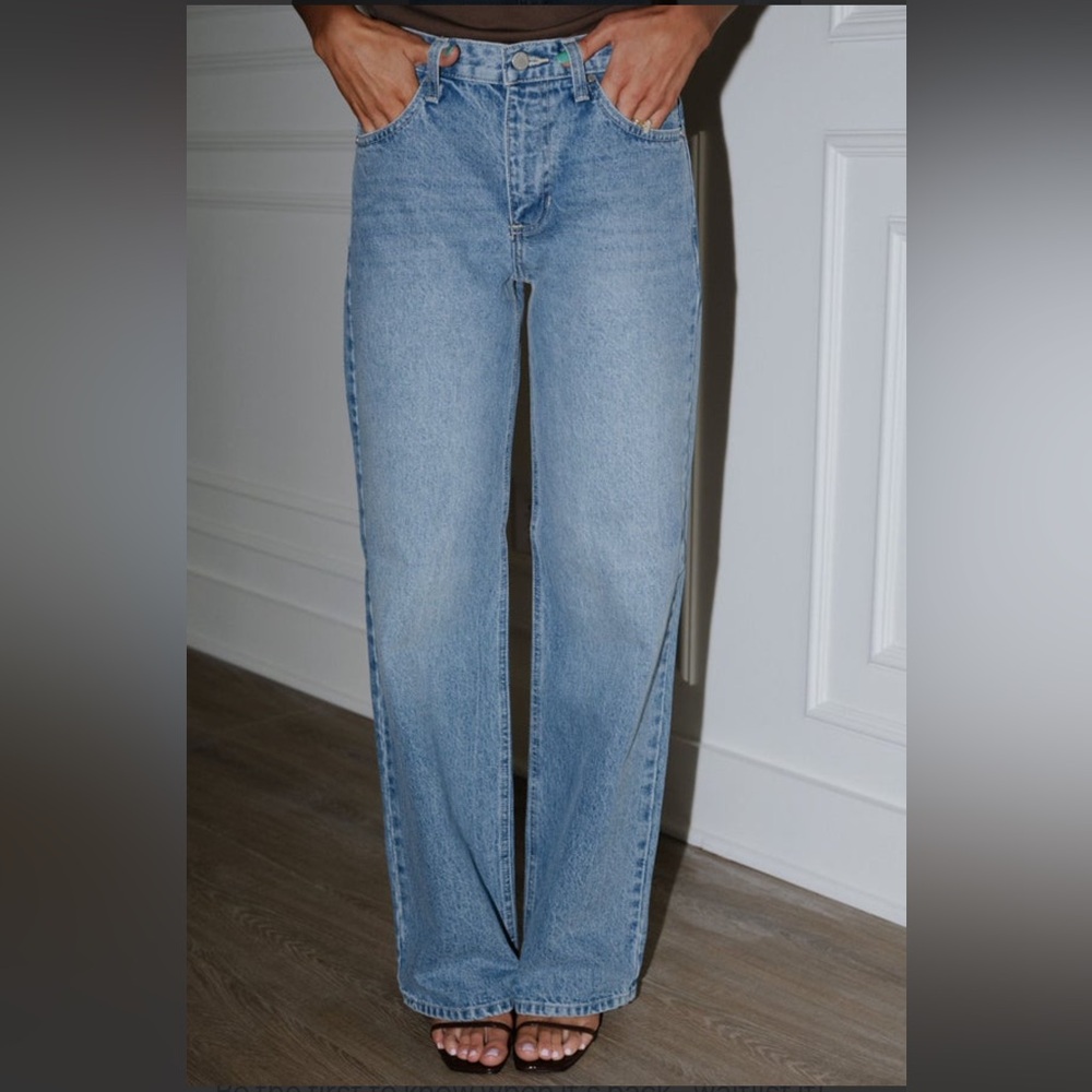 Straight Leg Jeans - Light Wash